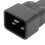 2X Μπεζ χρώμα IEC 320 C13 σε C20 τροφοδοτικό AC 7