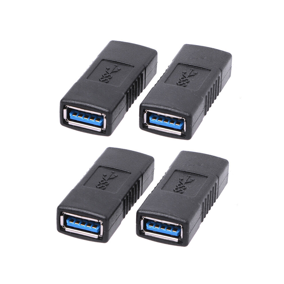 4Pcs Usb 3.0 Type A Female To Adapter Coupler Connector 4851369264956