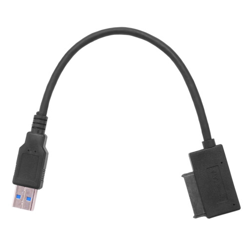Καλώδιο προσαρμογέα CD/DVD φορητού υπολογιστή USB 3.0 σε 7+6 13 ακίδων Slimline SATA 2