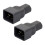 2X Μπεζ χρώμα IEC 320 C13 σε C20 τροφοδοτικό AC 1
