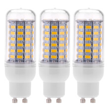 3X GU10 10W 5730 SMD 69 LED Birnen Mais Licht Lampe Energieeinsparung 360 Grad 200-240V Warmweiss