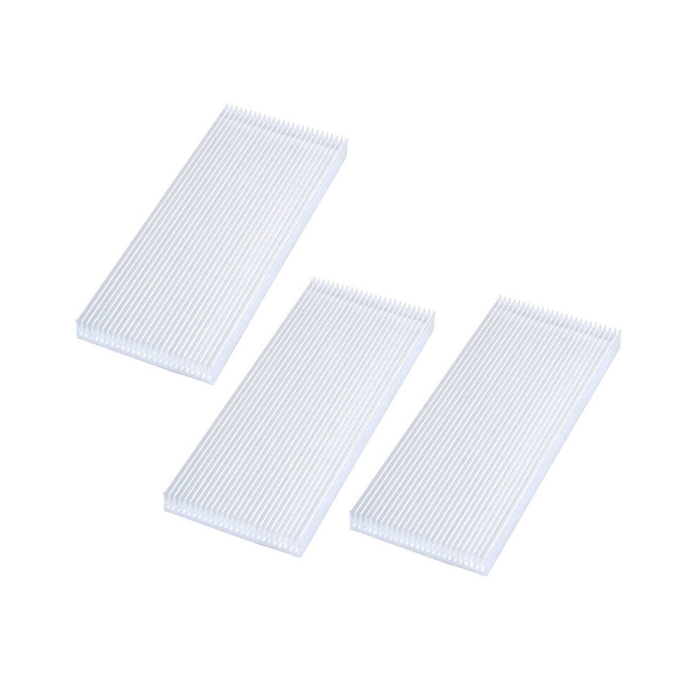 Aluminum Heat Sink Heatsink For Led Amplifier Transistor 100X41x8mm Silver 4851369264369