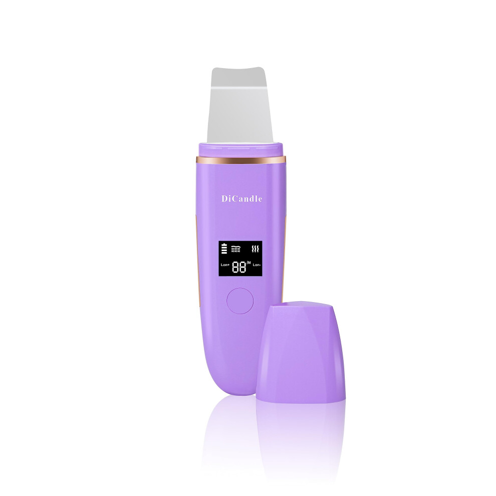 Dicandle Purple Skin Scrubber Facial Scrubber Blackhead Remover Cleaner Skin Spatula Skin Scraper (Purple)