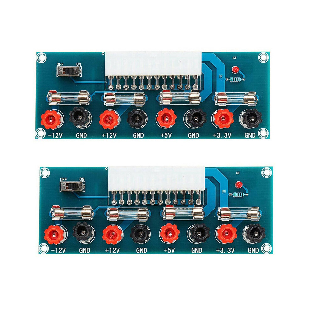 24 Pins Atx Benchtop Board Pc Power Supply Breakout Adapter Module 4851369263928