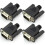 Adaptador de vídeo virtual VGA macho com plugue fictício e placa de trava EDID 2