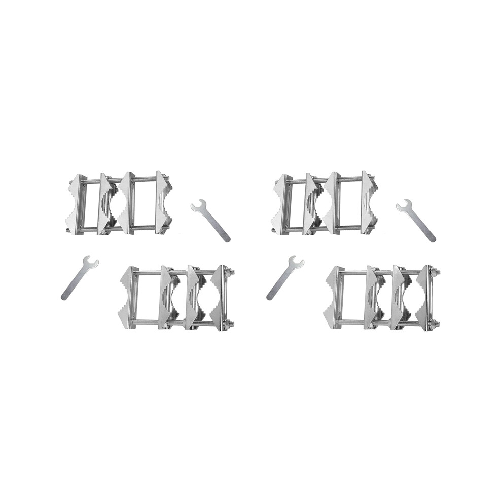 2 Pcs Double Antenna Mast Clamp With Bolts To 4851369262297