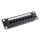 CAT6 8 Ports Patch Panel Rack Network 10Inch 1U with RJ45 Socket 9