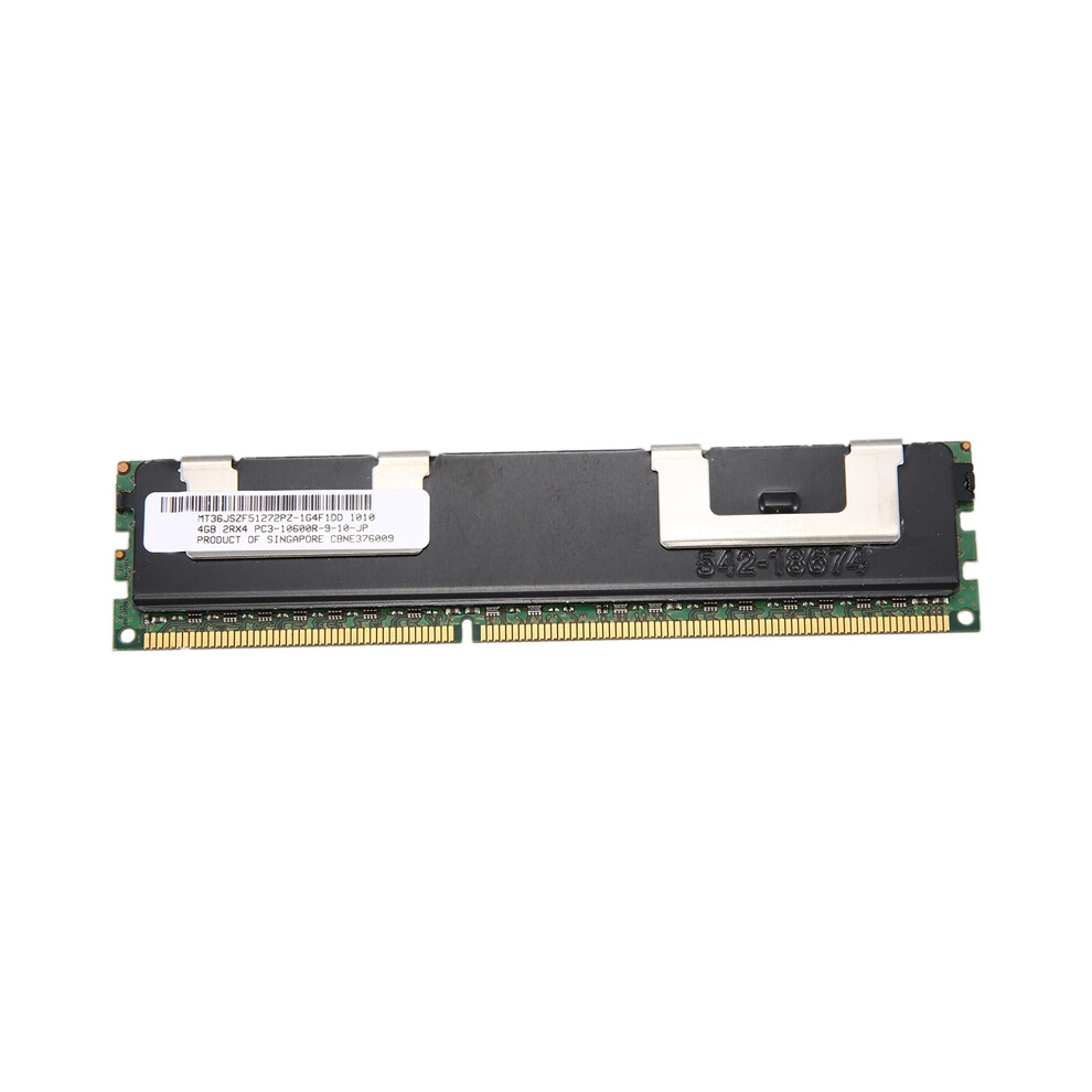 4Gb Ddr3 Memory Ram Pc3-10600R 1333Mhz 2Rx4 1.5V Ecc 240-Pin Server 4851369271381