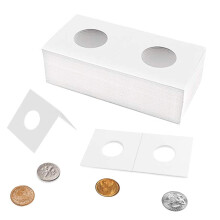 Uncle Paul Držáky na Mince pro Nickels - 50 PCS 23mm/0.9inch Kartonové Držáky pro 2x2 palcové Pockets
