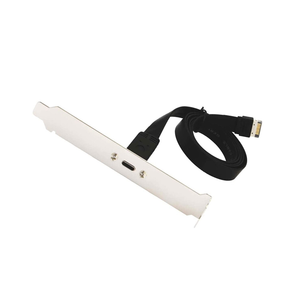 Photos - Cable (video, audio, USB) Front Panel Header Extension Cable,Type E to Type C Cable(50cm)