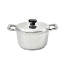 IMUSA USA 5.8 Quart Heavy Duty Cajun Cast Aluminum Dutch Oven with Lid Silver (IMU-89307)