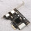 PCI-E Dual Port PS2 Expansion Adapter Card External Device for PC 10