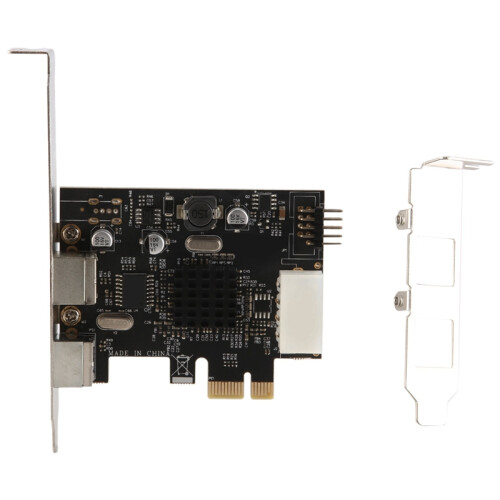 PCI-E Dual Port PS2 Expansion Adapter Card External Device for PC 1