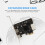 PCI-E Dual Port PS2 Expansion Adapter Card External Device for PC 7
