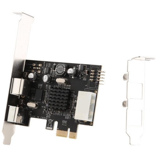 PCI-E Dual Port PS2 Expansion Adapter Card External Device for PC 2