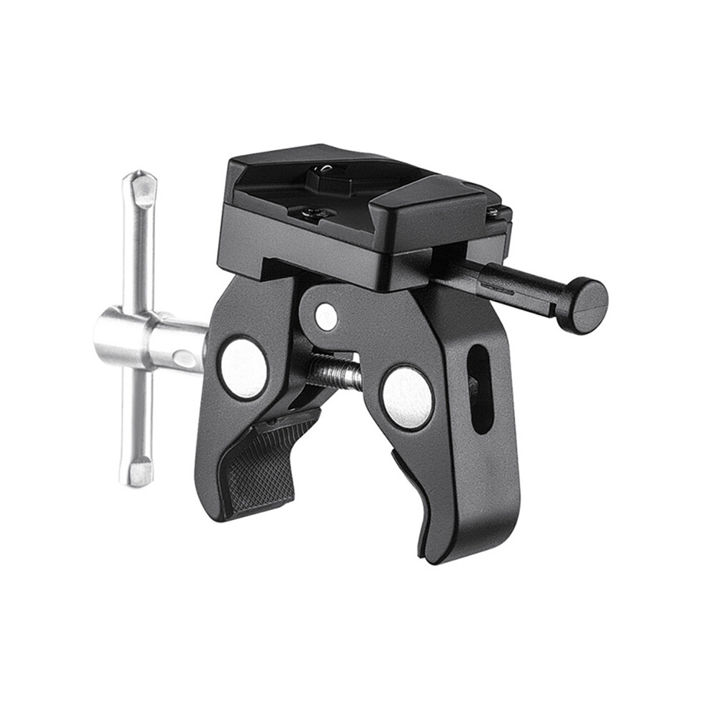 V-Mount Battery Adapter With Clamp For Mounting To Stand Tripod Light 4851369269111