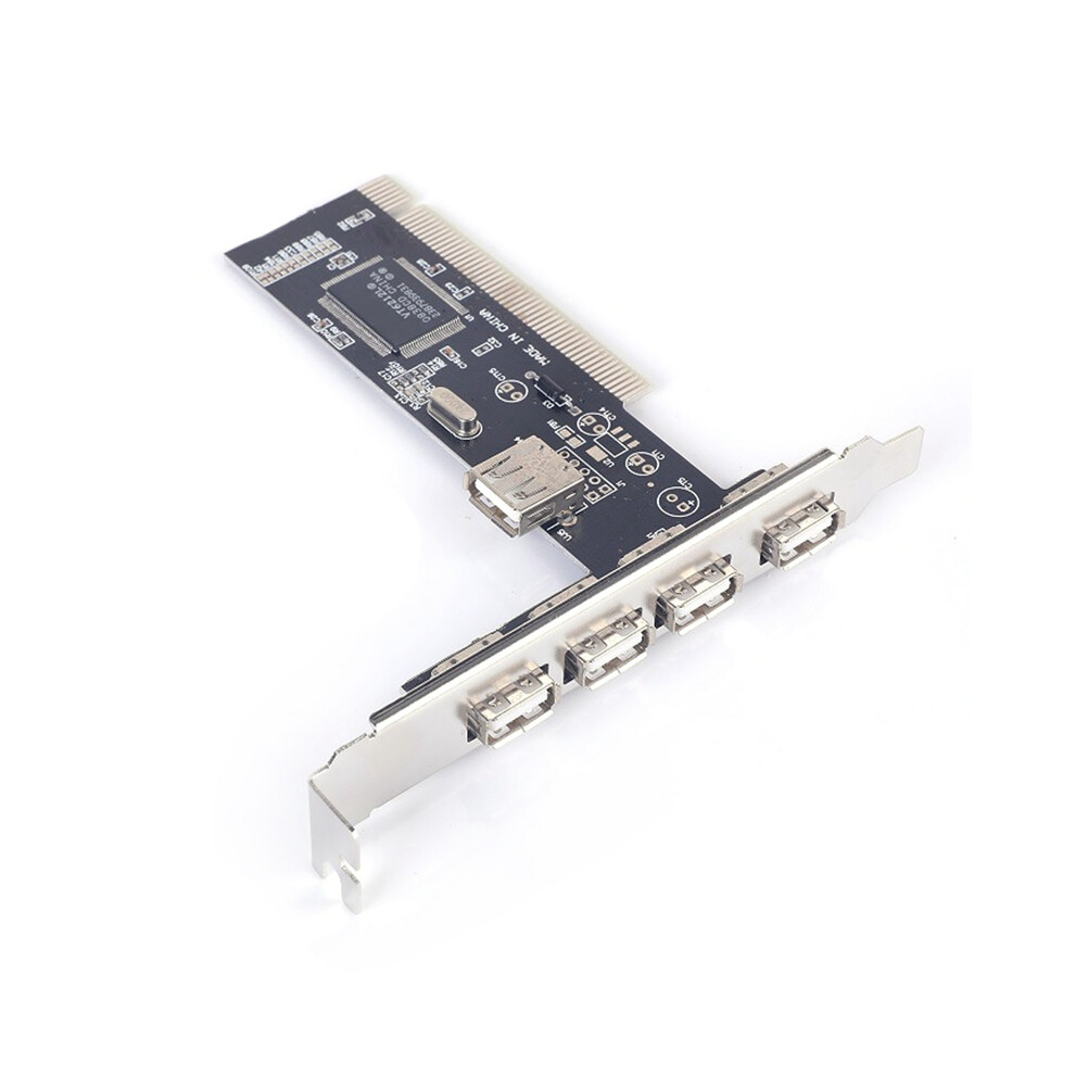 Usb 2.0 4 Port Via Hub Pci Cards For Vista Me Xp 2000 98 Se 4851369268596
