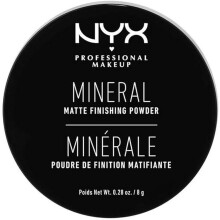 NYX PROFESSIONAL MAKEUP Mineral Matte Finishing Powder, Löst Setting Powder - Ljus/Mörk