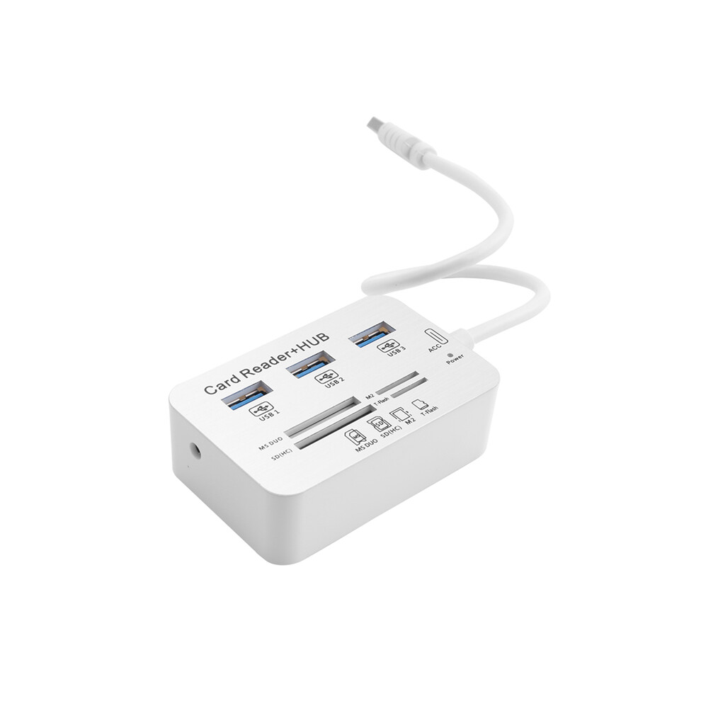 Usb Hub 3.0 Splitter 3 Ports Extensor Card Reader Usb3.0 For Pc 4851369267209