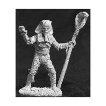 Reaper Miniatures Mummy Lord of Hakir Undead Miniature 25mm Heroisk skala Dark Heaven Legends