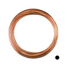 Fio de Cobre 12 Gauge, 99.9% Puro (Redondo) Mole CDA #110 Feito nos EUA - 10FT por CRAFT WIRE