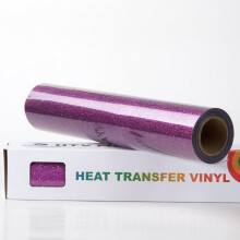 FANSGUAR Purple Glitter HTV Roll -12"" x 6ft vasal hotad vinyl barkcsingekhez, ajndkok