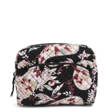 D   mska bavlnen    velk    kozmetick    ta   ka Vera Bradley s botanick   m vzorom, jedna velkost