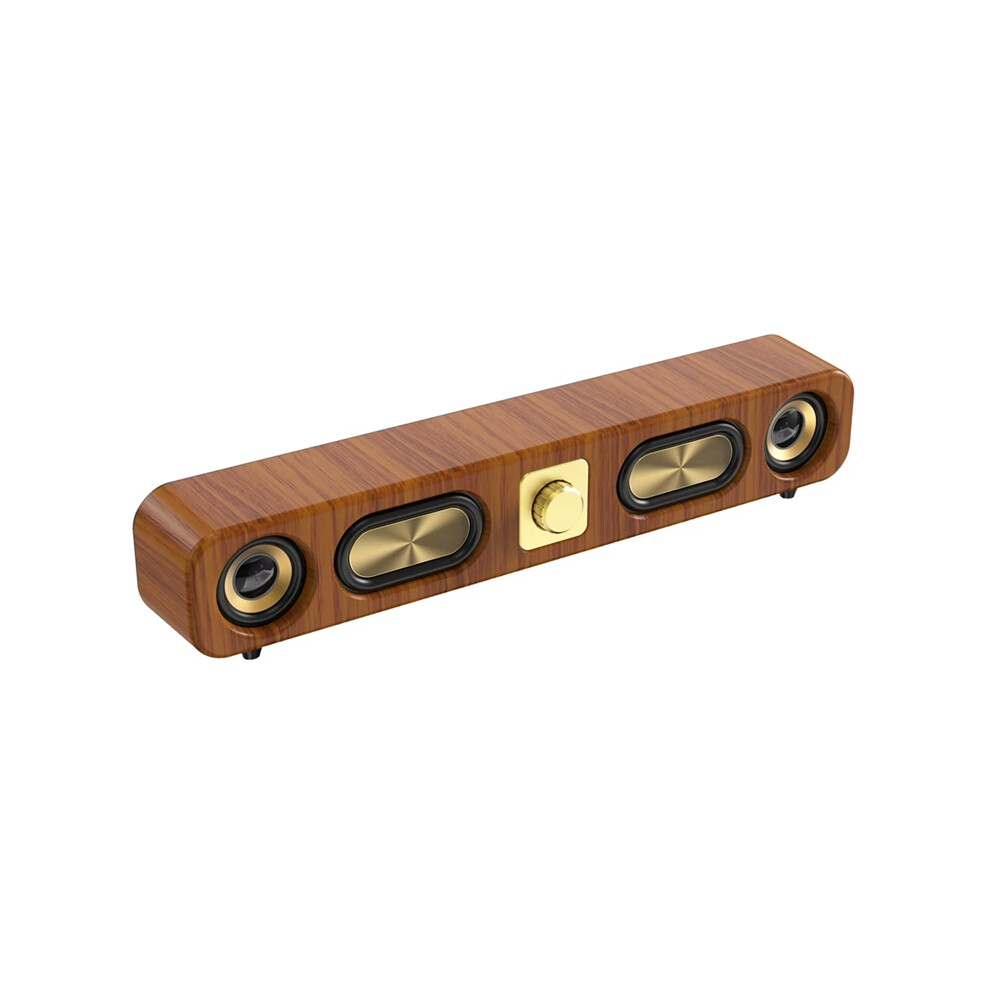 Wooden Bluetooth Speakers Portable Sound Bar Hifi Stereo 4851369272289