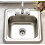 Pia de Bar Topmount Houzer 15 polegadas em Aço Inoxidável 6 polegadas de Profundidade - 1515-6BS-1 4