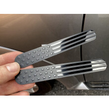 eVerHITCH USA American Metal Flag Auto Fender Emblem for Cars Trucks 2-Pack (6""""x1"""" Sort)
