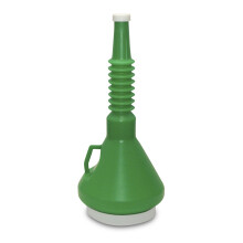Funnel King 32140 1 1/2-Qt Double Capped Funnel - Green (13 1/4"""" Length) Multi 1 1/2 Quart