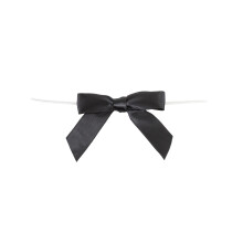 Reliant Ribbon 5171-03103-2X1 satiiniset kierrenauhat - pienet rusetit 5/8 tuumaa x 100 kpl mustaa
