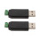 2x PC USB to RS485 -485 interface converter Serial adapter + PLC 3
