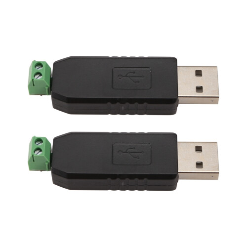 2x PC USB to RS485 -485 interface converter Serial adapter + PLC 2