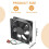 90 X 25MM DC 12V 0,60A 4-Pins Computer CPU-Koelventilatoren 10