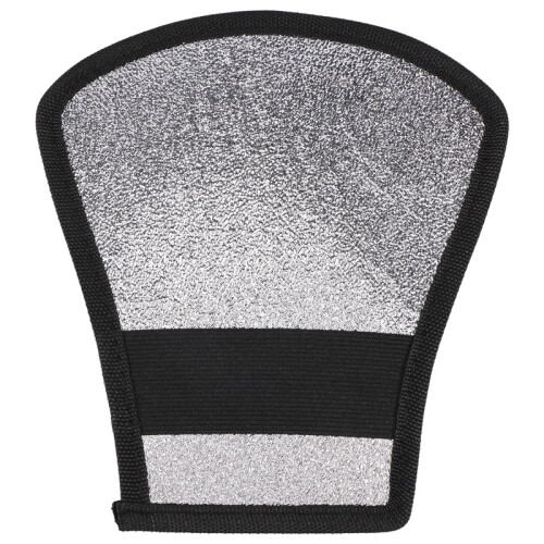 Flash Diffuser Silver/White Reflector, Black silver