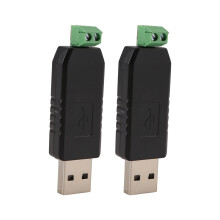 2x PC USB to RS485 -485 interface converter Serial adapter + PLC