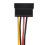 SATA-strøm hun til Molex han adapterkabel, 6 tommer 9