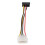 SATA-strøm hun til Molex han adapterkabel, 6 tommer 8