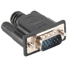 Adaptador de vídeo virtual VGA macho com plugue fictício e placa de trava EDID