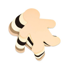 Hygloss produkter People Paper Cuts outs Multi-Cultural Wee Kid-5 Inches (Pack of 25) Assortered