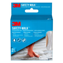 3M Safety-Walk Badewannen- und Duschstufen-Rutschhemmendes Klebeband, transparent, 5,1 cm x 4,5 cm Rolle, transparent