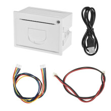QR204 Mini Impressora TÃrmica de Recibos Embutida 58mm TTL + Interface USB ImpressÃo Alta Velocidade 50-85mm/S