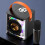 Mini Karaoke Machine Set Bluetooth Speaker Kleurrijke Licht Surround B 10