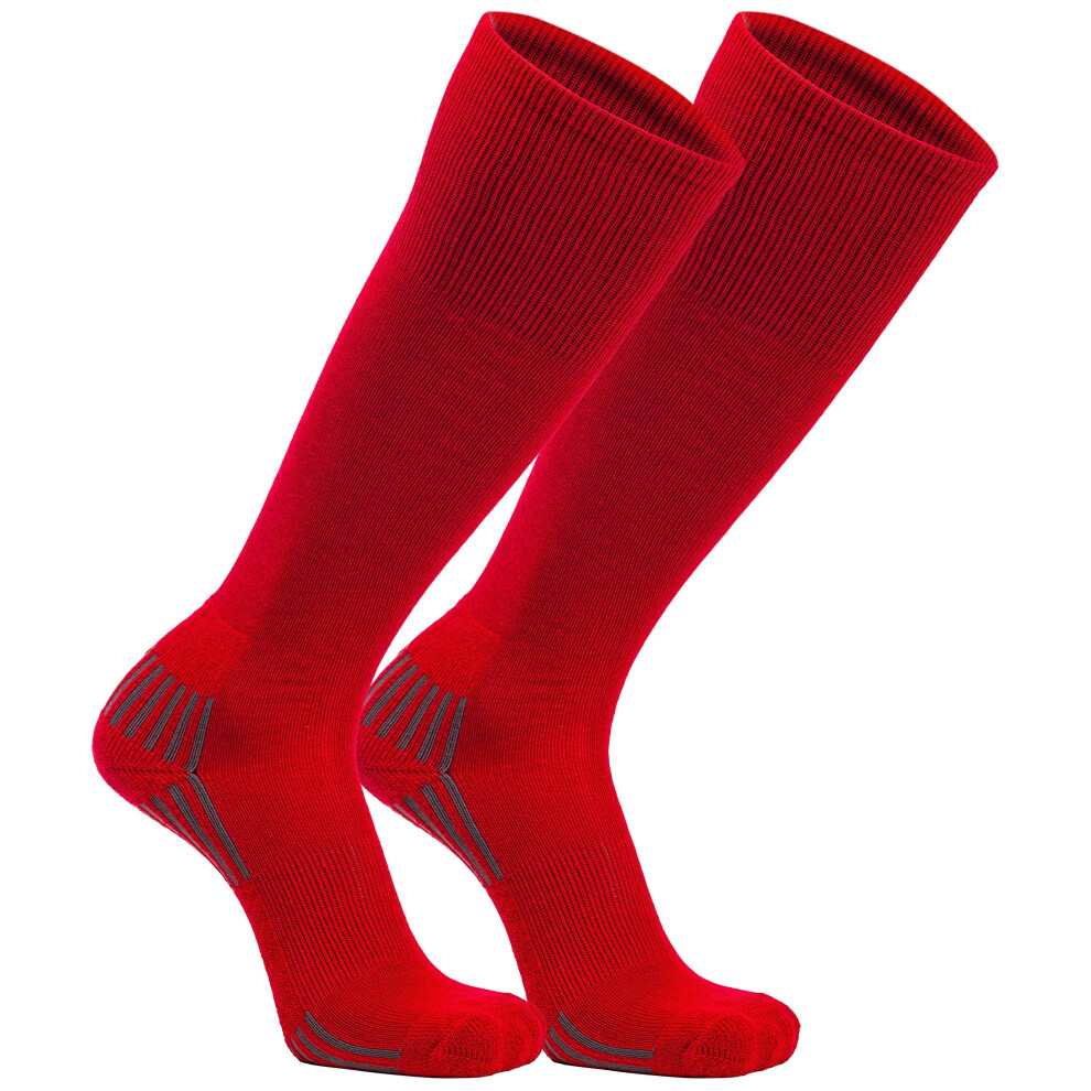 Chaussettes de baseball et de softball Franklin Sports pour enfants     Chaussettes de sport hautes     Rouges (petites tailles)
