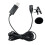 USB Lavalier Reversmicrofoon Omnidirectionele Bedrade Clip-On Microfoon Handsfree Stekker en Speel voor Computer PC Laptop 2M 3