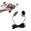 USB Lavalier Reversmicrofoon Omnidirectionele Bedrade Clip-On Microfoon Handsfree Stekker en Speel voor Computer PC Laptop 2M 6