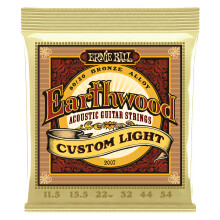 Ernie Ball Earthwood Custom Light 80/20 Bronze Acoustic Guitar Strings 11.5-54 gauge (P02007)