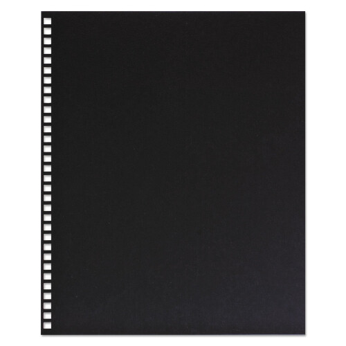 Capa traseira de apresentao GBC ProClick pr-perfurada preta 8,5 x 11 polegadas 25 por pacote (2514478)