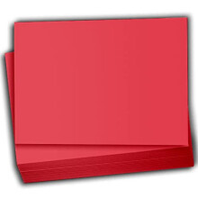 Hamilco farvet scrapbog karton papir 5x7 karton papir 65 lb omslag 100 pakke (punch r?d)
